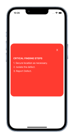 Critical Finding - Cercle Designs - NBIS Ratings App